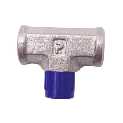 New Parker 2-2-2 MBT-SS Tee Pipe Fitting, 1/8in NPT Male to Female, 5500psi Max