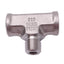 New Parker 2-2-2 MBT-SS Tee Pipe Fitting, 1/8in NPT Male to Female, 5500psi Max