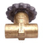 Used Rego 9453DA Brass Shut-Off Valve, 2-Way, 3/8in x 3/8in Female NPT, 42bar Max