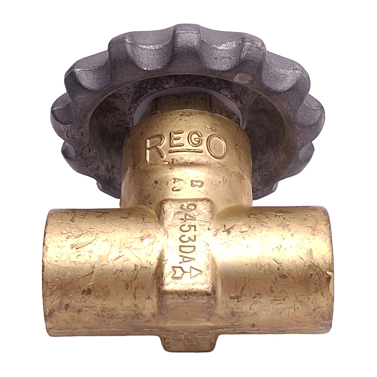 Used Rego 9453DA Brass Shut-Off Valve, 2-Way, 3/8in x 3/8in Female NPT, 42bar Max