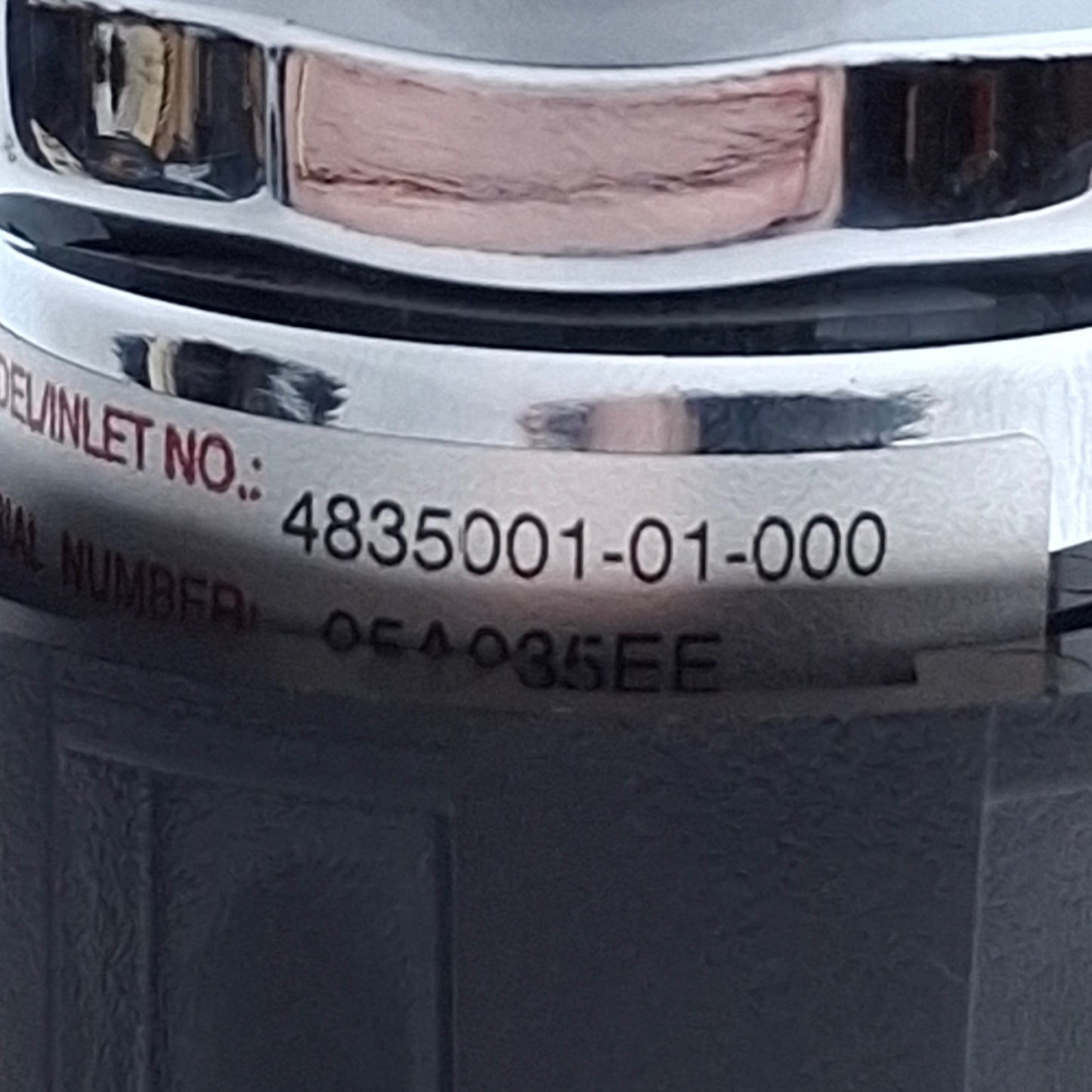 New – Open box Concoa 4835001-01-000 Gas Regulator, 0-250psig Set Pressure, 1/2in NPT Female