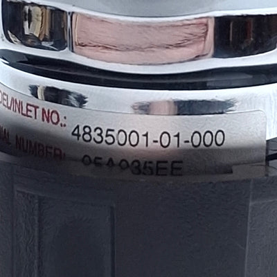 New – Open box Concoa 4835001-01-000 Gas Regulator, 0-250psig Set Pressure, 1/2in NPT Female