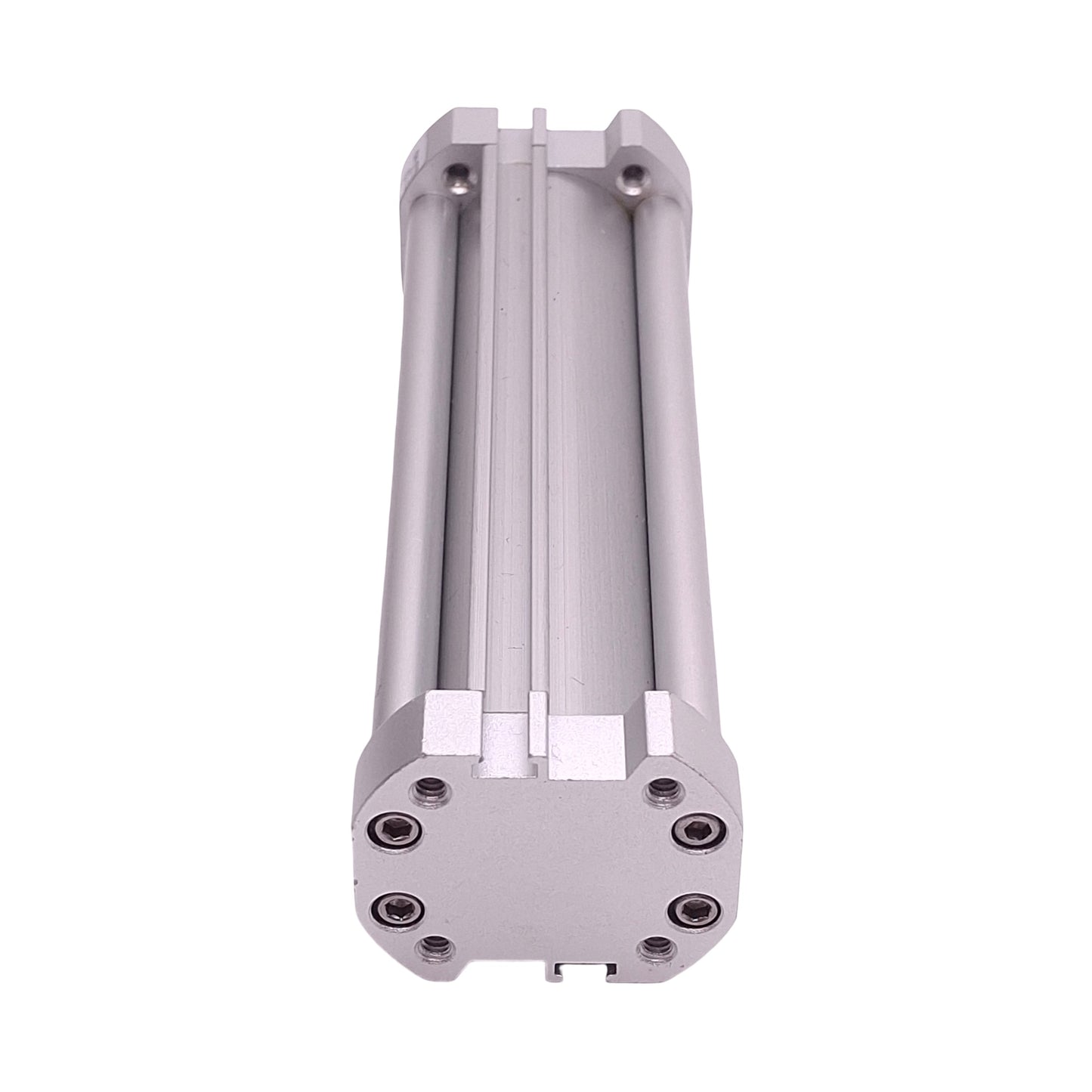 Used SMC NCQ7A075-400D Pneumatic Cylinder, ø3/4in Bore, 4in Stroke, M5, 200psi Max