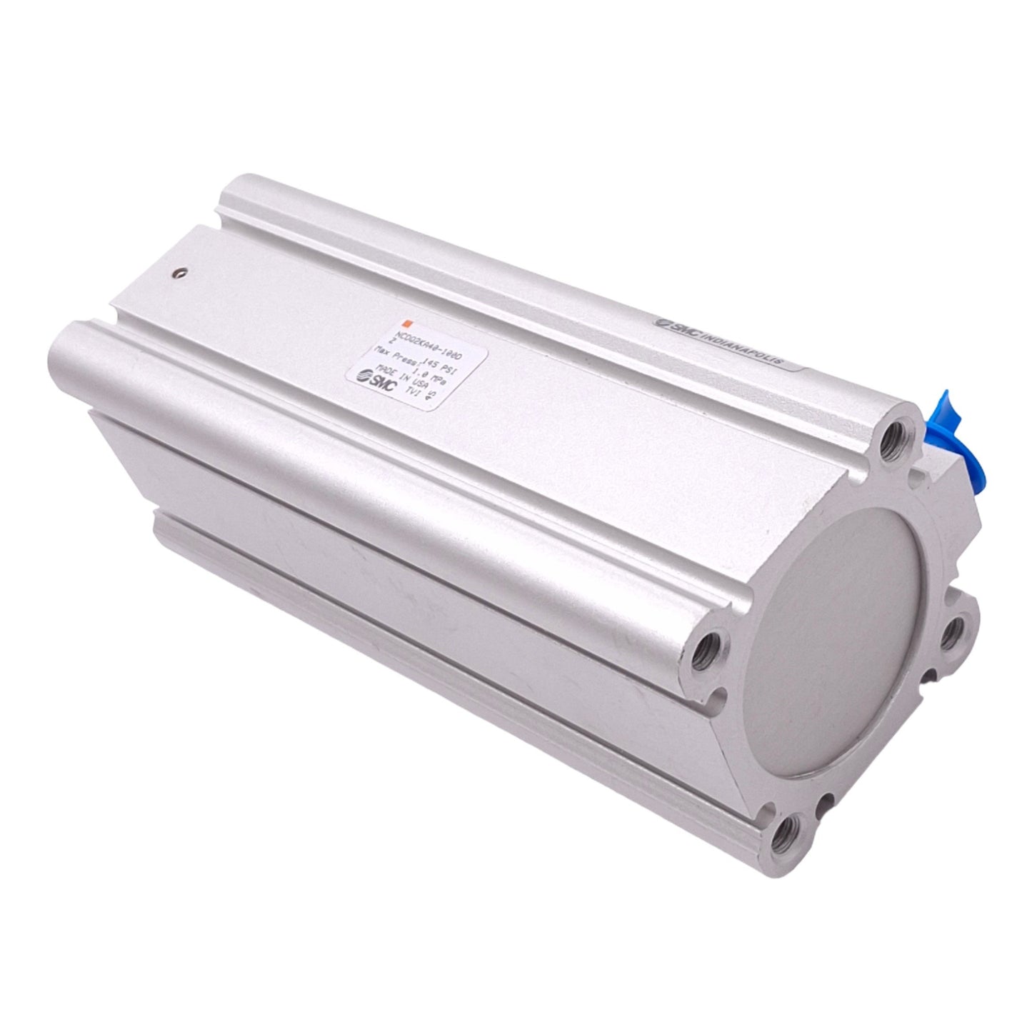 New SMC NCDQ2KA40-100DZ Pneumatic Cylinder, ø40mm Bore, 100mm Stroke, 1.0MPa, Rc 1/8