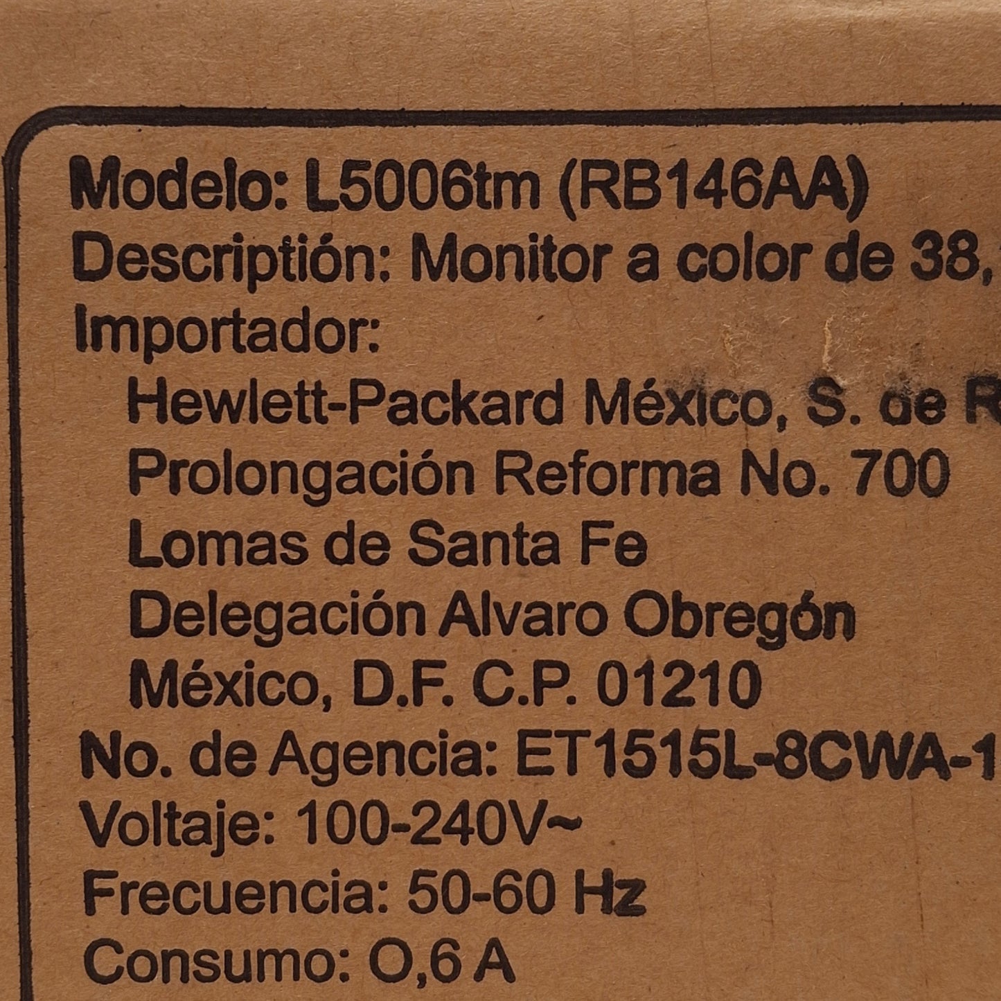 New HP L5006tm Elo 15" Touchscreen LCD Flat Panel 4:3 Display Monitor VGA USB VESA75