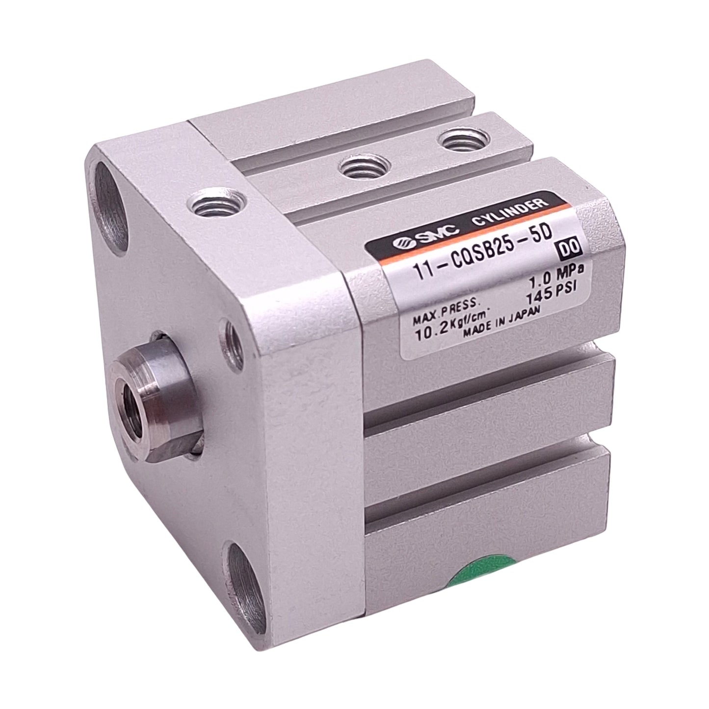 New SMC 11-CQSB25-5D Compact Cylinder, ø25mm Bore, 5mm Stroke, 1.0MPa Max, M5