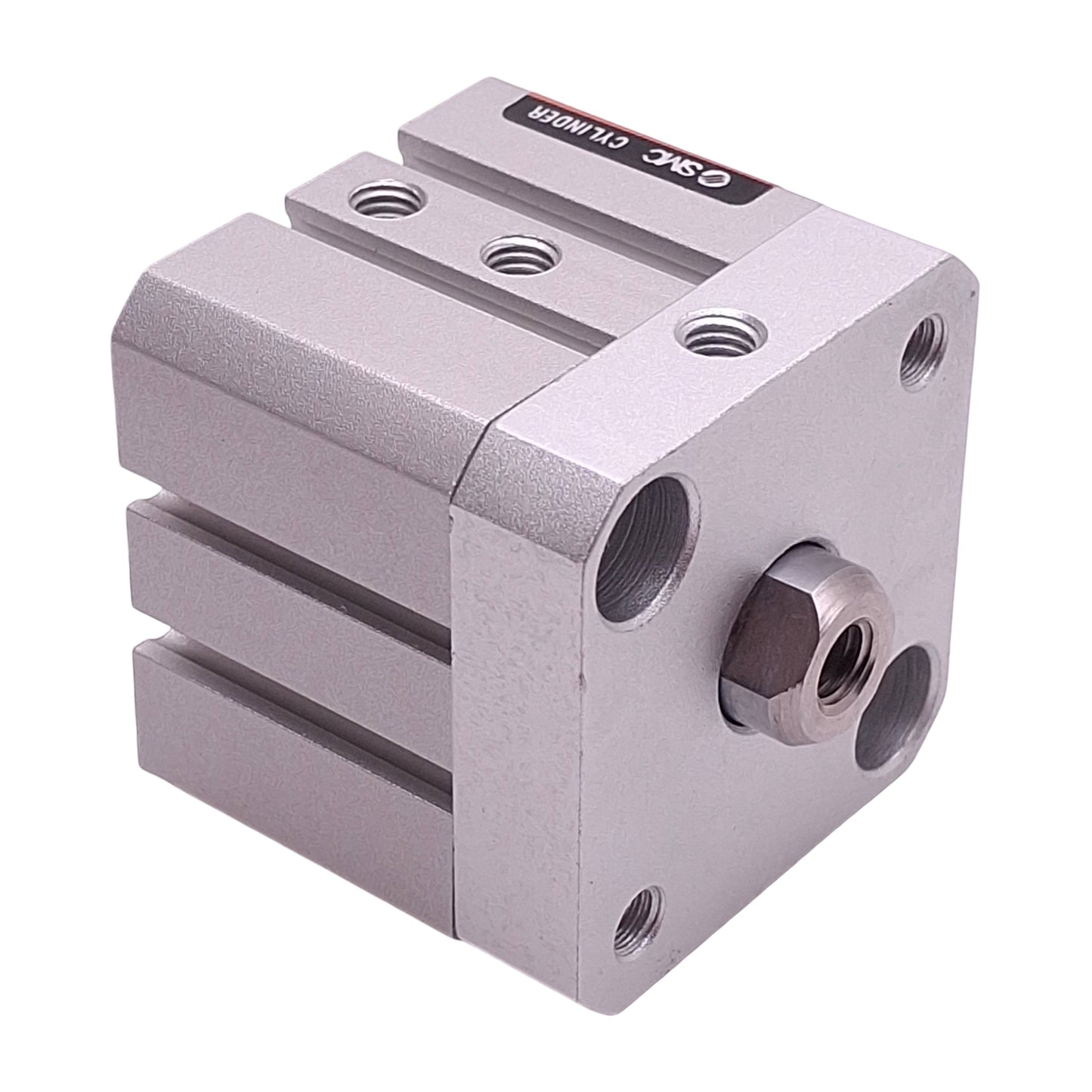 New SMC 11-CQSB25-5D Compact Cylinder, ø25mm Bore, 5mm Stroke, 1.0MPa Max, M5