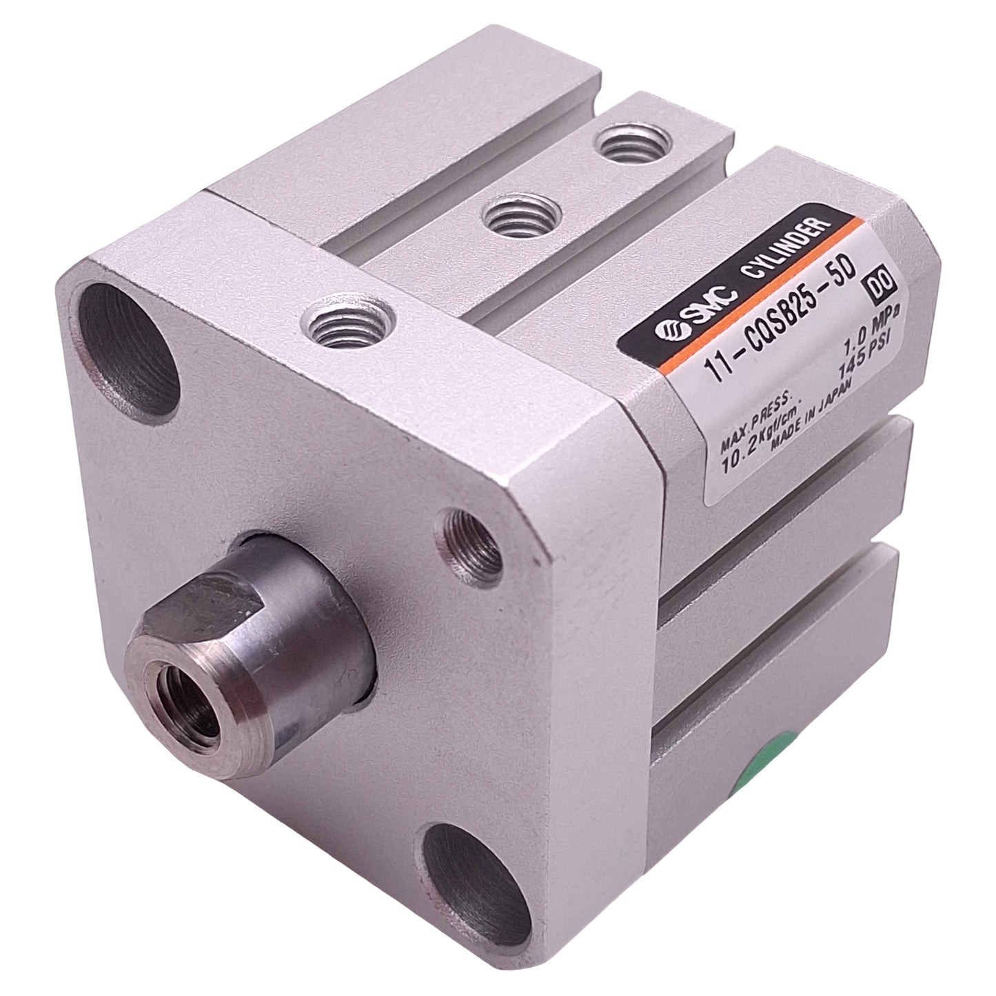 New SMC 11-CQSB25-5D Compact Cylinder, ø25mm Bore, 5mm Stroke, 1.0MPa Max, M5