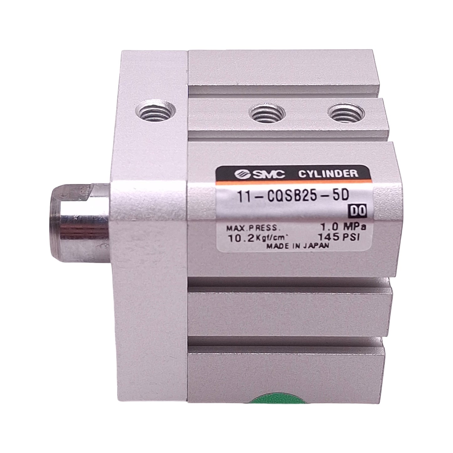 New SMC 11-CQSB25-5D Compact Cylinder, ø25mm Bore, 5mm Stroke, 1.0MPa Max, M5