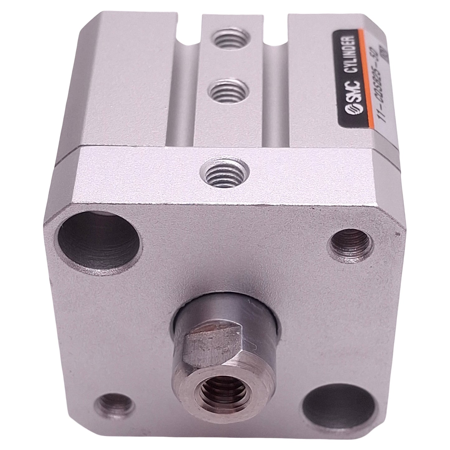 New SMC 11-CQSB25-5D Compact Cylinder, ø25mm Bore, 5mm Stroke, 1.0MPa Max, M5