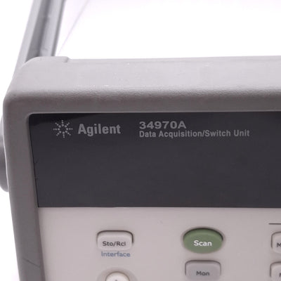 Used Agilent 34970A Data Acquisition Switch Unit, 3-Slot, GPIB/RS232, 100-240VAC