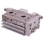 Used SMC MXQ8L-10A Pneumatic Slide Table, ø8mm Bore, 10mm Stroke, 0.15~0.7MPa, M5