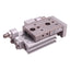 Used SMC MXQ8L-10A Pneumatic Slide Table, ø8mm Bore, 10mm Stroke, 0.15~0.7MPa, M5