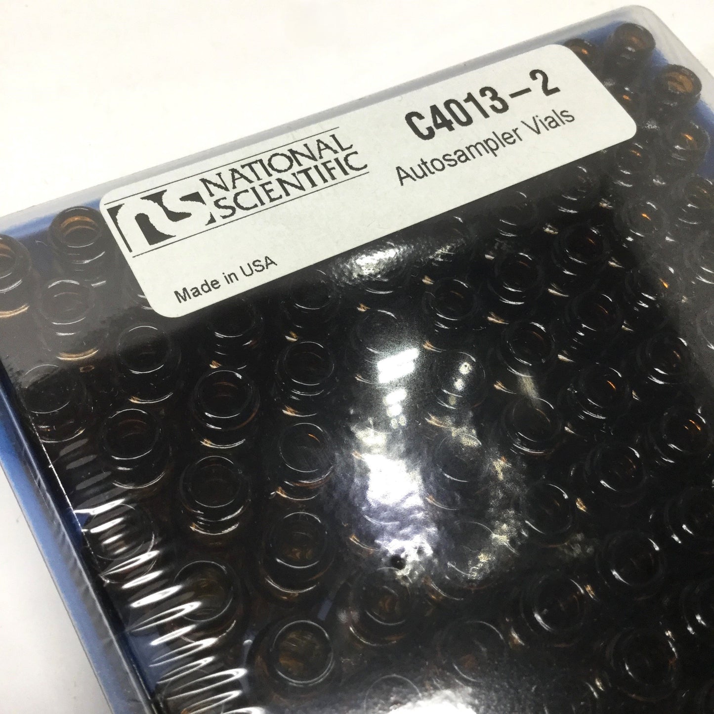 New Lot of 200 National C4013-2 HPLC Autosampler Screw Thread Glass Vials, Amber 2mL