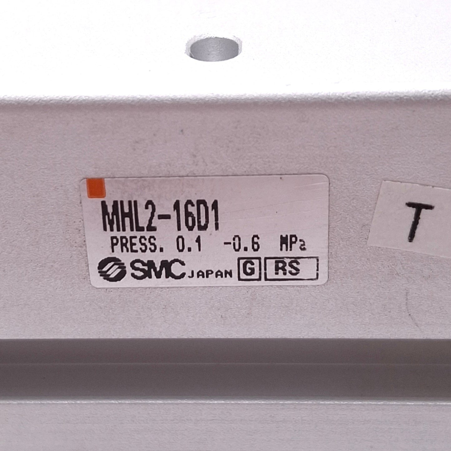 Used SMC MHL2-16D1 Pneumatic Gripper, ø16mm Bore, 60mm Stroke, 0.6MPa Max, M5
