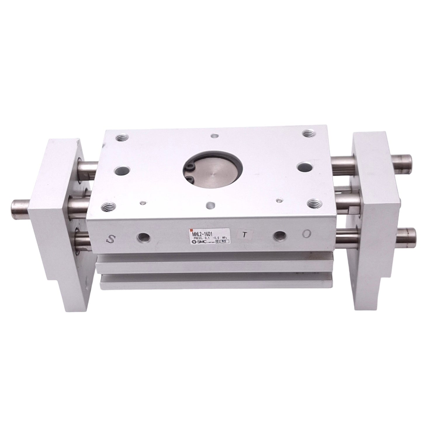 Used SMC MHL2-16D1 Pneumatic Gripper, ø16mm Bore, 60mm Stroke, 0.6MPa Max, M5