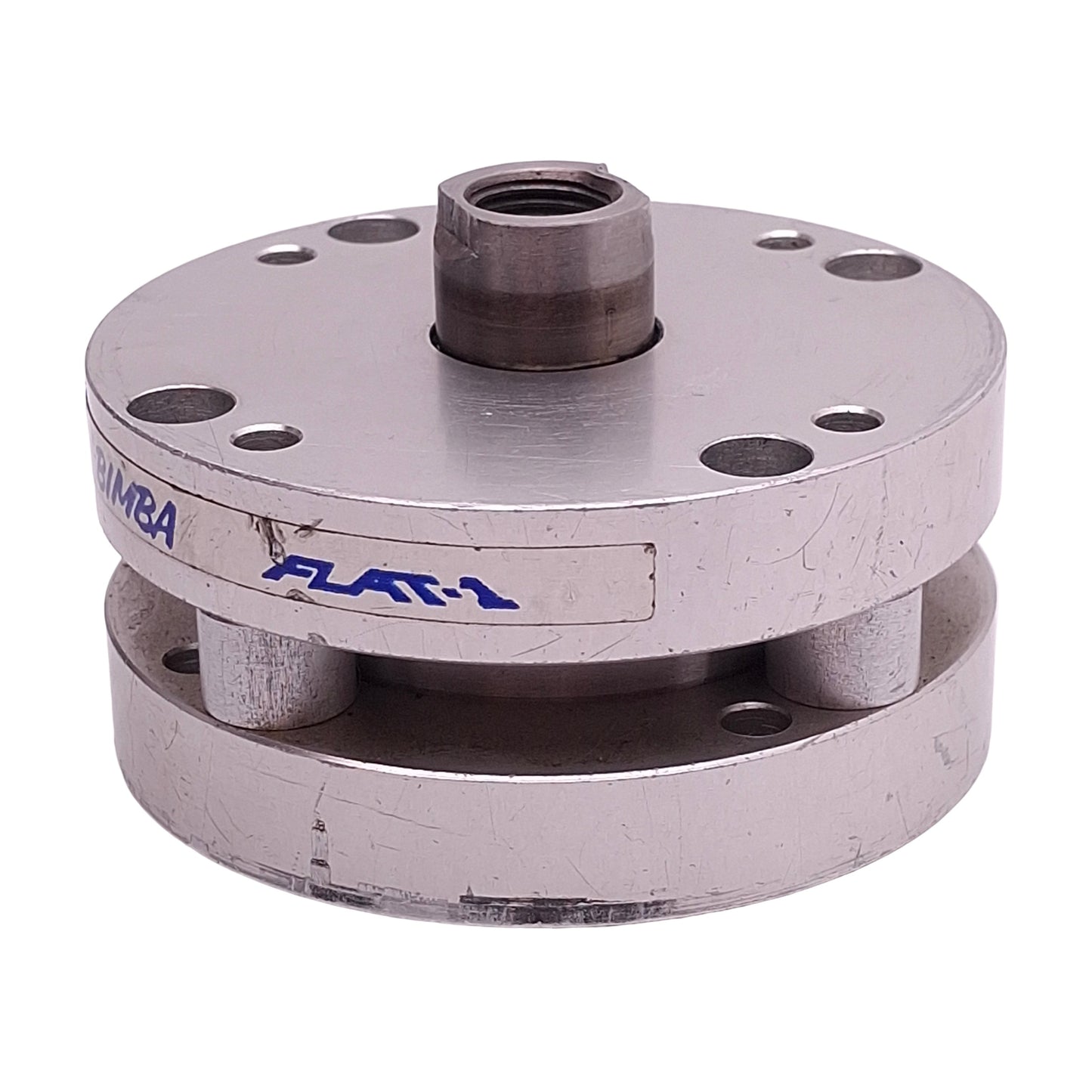 Used Bimba FOD-310.375 Flat-1 Cylinder, ø2in Bore, 0.375in Stroke, 1/8in NPT, 200psi