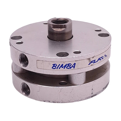 Used Bimba FOD-310.375 Flat-1 Cylinder, ø2in Bore, 0.375in Stroke, 1/8in NPT, 200psi