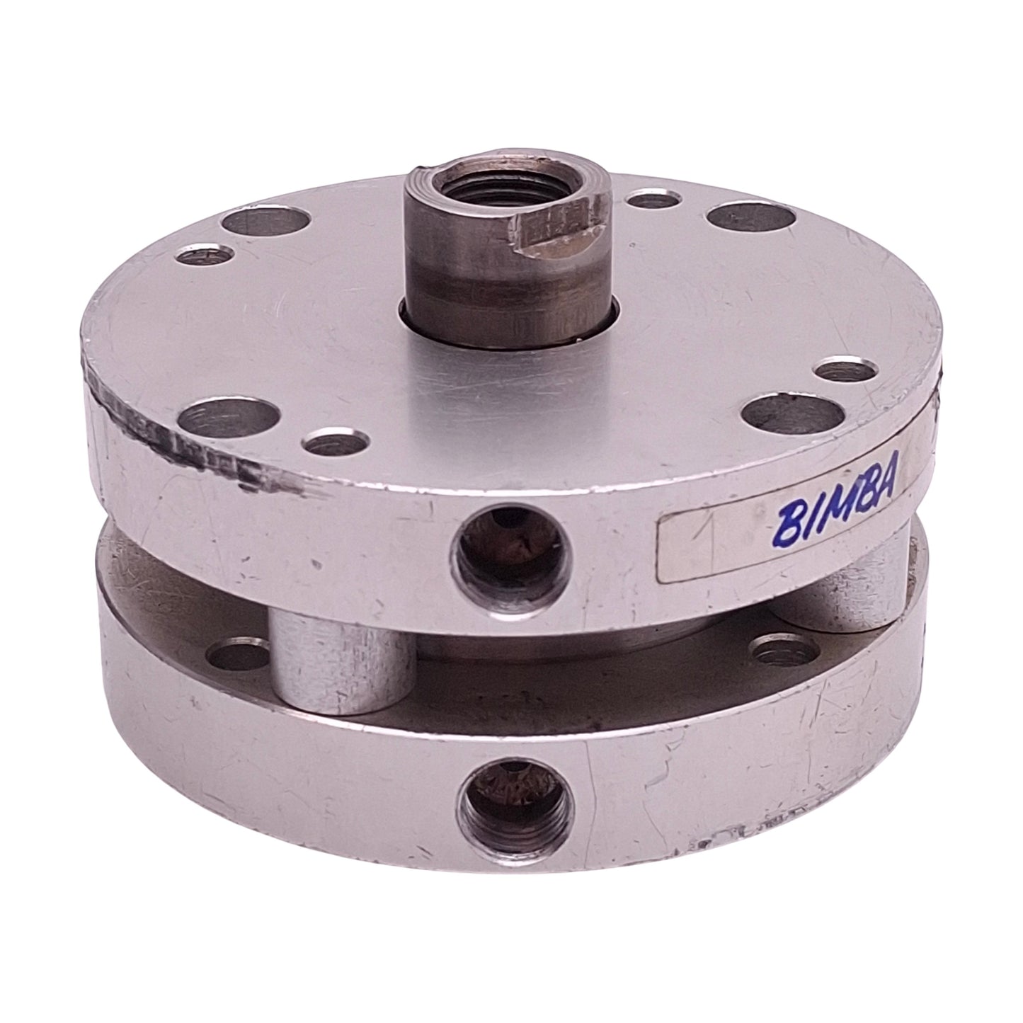 Used Bimba FOD-310.375 Flat-1 Cylinder, ø2in Bore, 0.375in Stroke, 1/8in NPT, 200psi