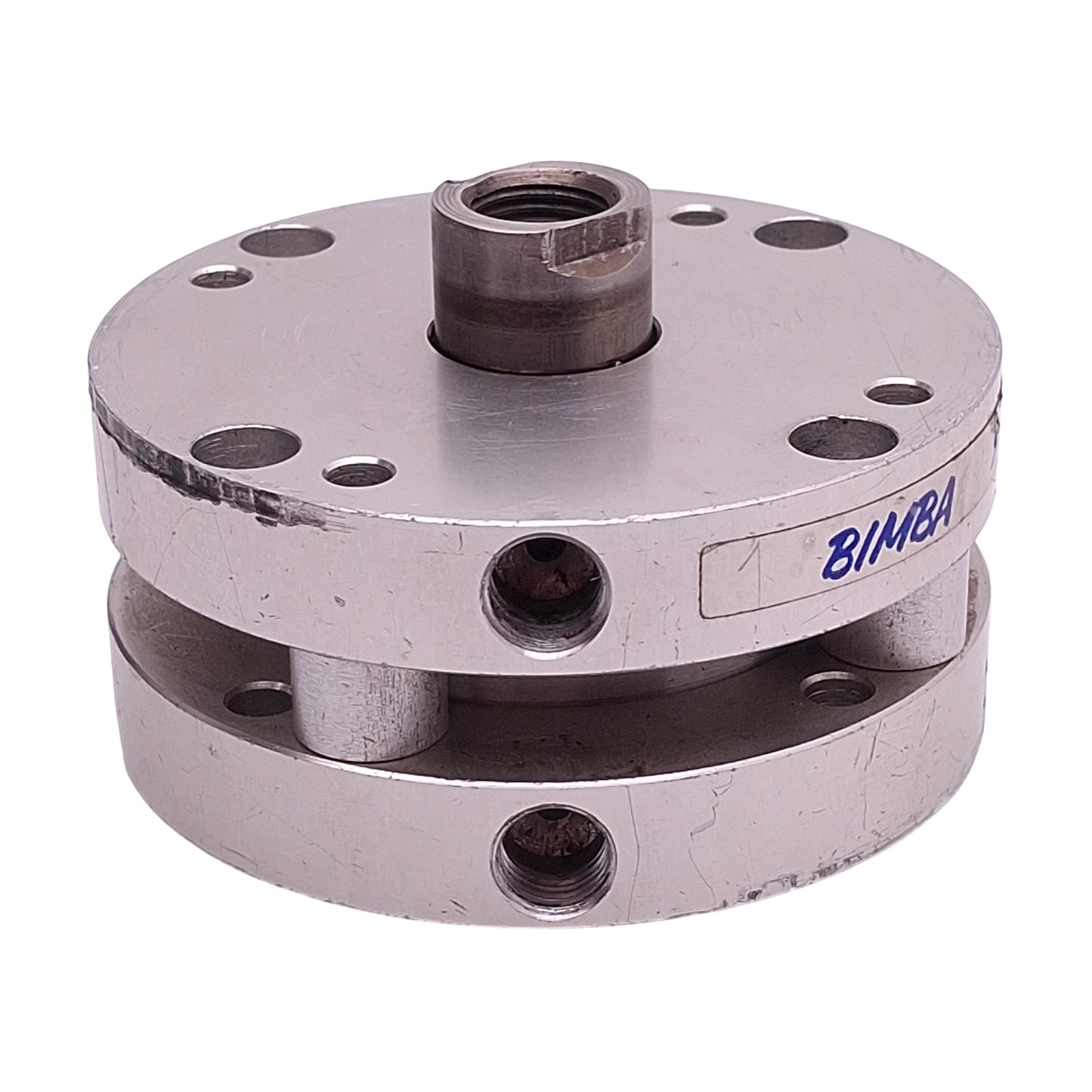 Used Bimba FOD-310.375 Flat-1 Cylinder, ø2in Bore, 0.375in Stroke, 1/8in NPT, 200psi