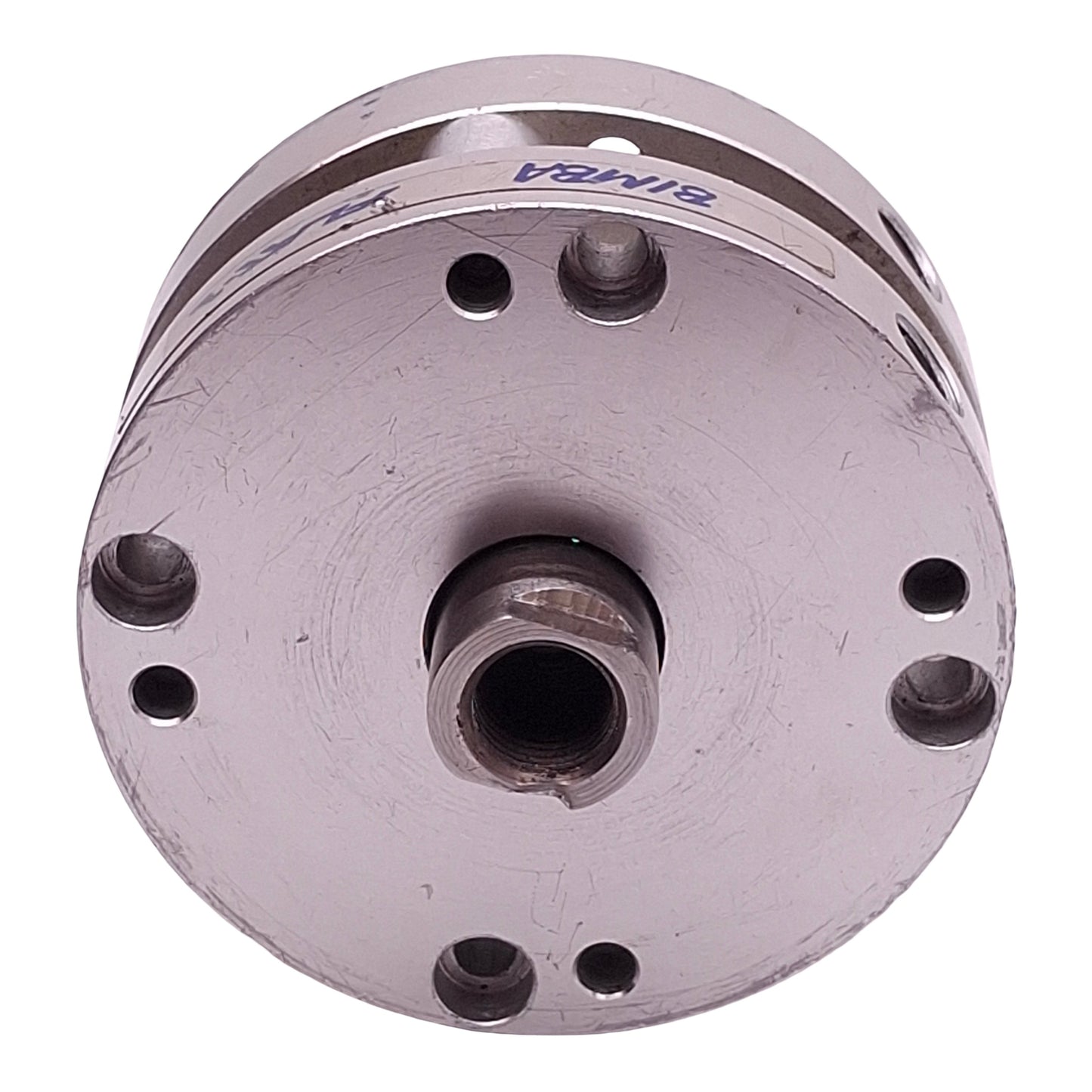 Used Bimba FOD-310.375 Flat-1 Cylinder, ø2in Bore, 0.375in Stroke, 1/8in NPT, 200psi