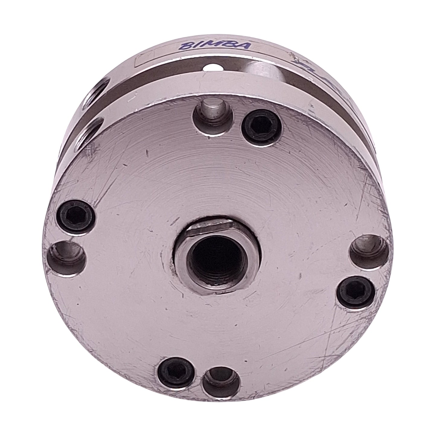 Used Bimba FOD-310.375 Flat-1 Cylinder, ø2in Bore, 0.375in Stroke, 1/8in NPT, 200psi