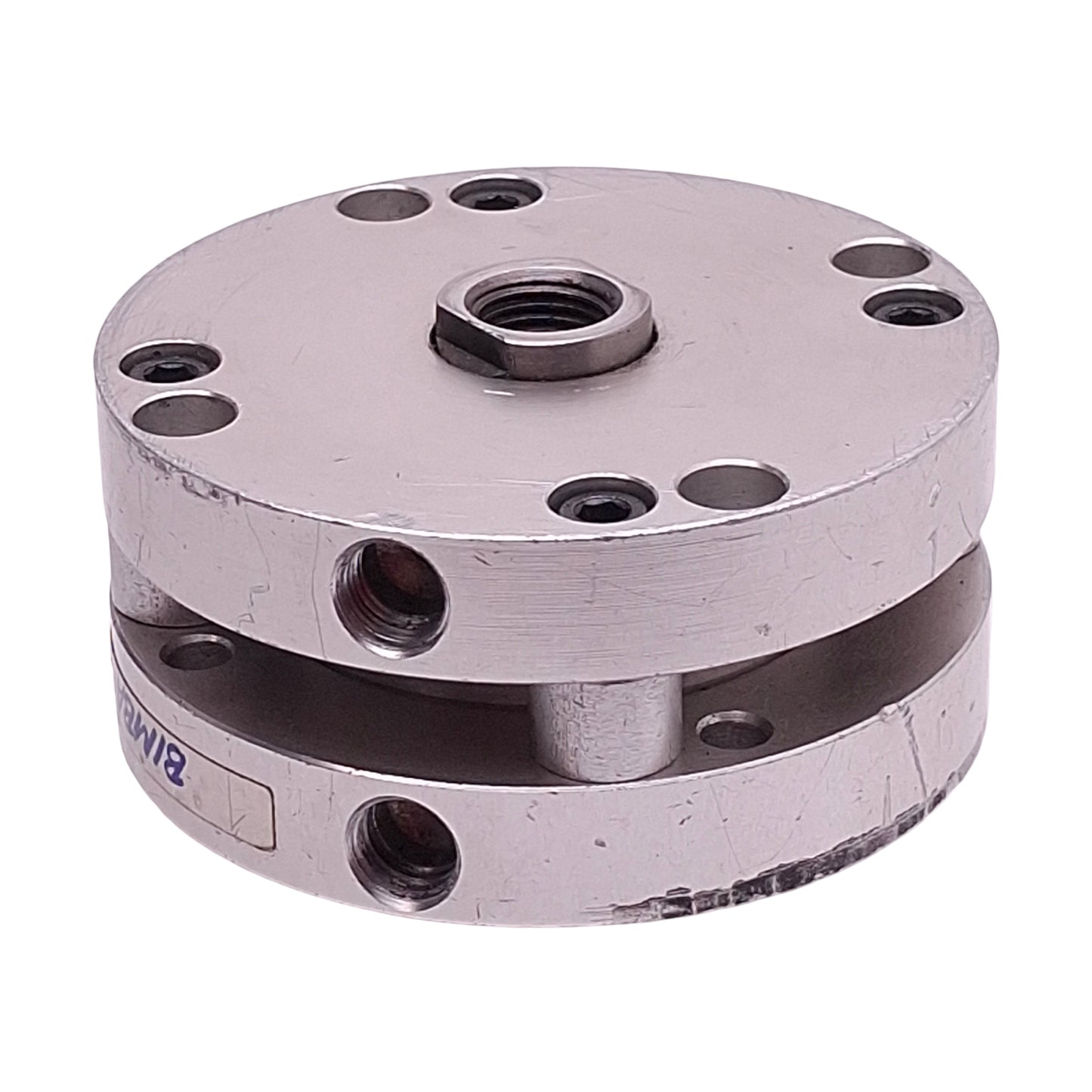 Used Bimba FOD-310.375 Flat-1 Cylinder, ø2in Bore, 0.375in Stroke, 1/8in NPT, 200psi