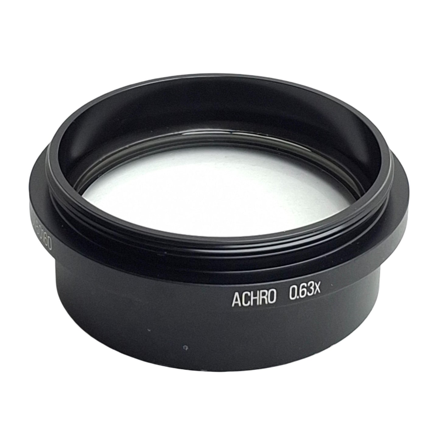 Used Leica 10450160 Achromatic Objective Stereo Microscope Lens 0.63x, 148mm WD, M60