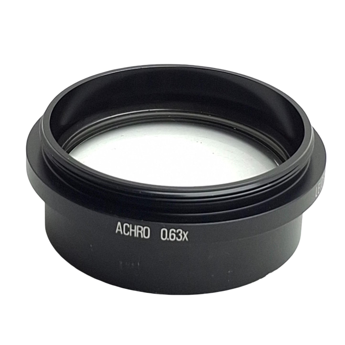 Used Leica 10450160 Achromatic Objective Stereo Microscope Lens 0.63x, 148mm WD, M60