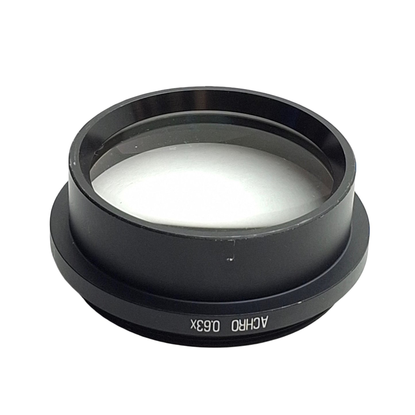 Used Leica 10450160 Achromatic Objective Stereo Microscope Lens 0.63x, 148mm WD, M60