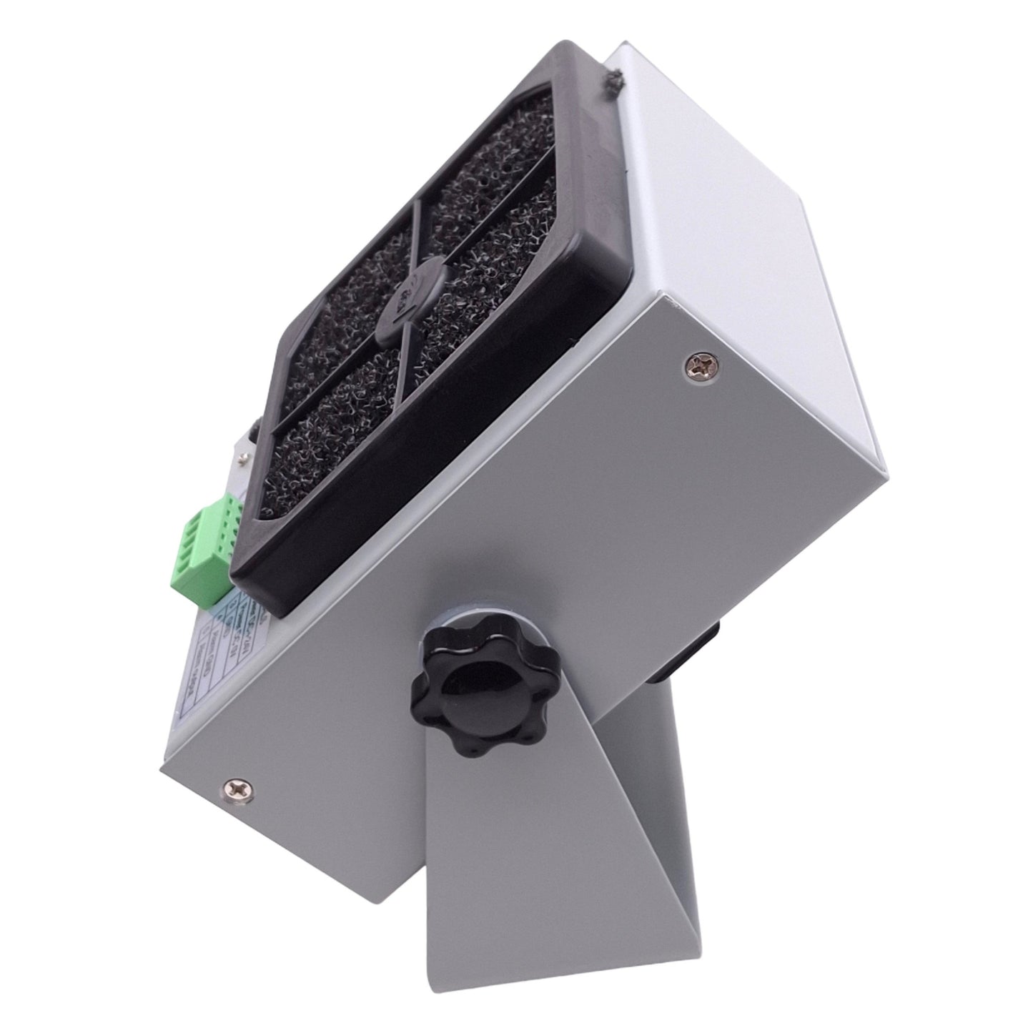 Used PTEC IN5120 Ionizing Air Blower, AC 68KHz Ion Out, ø3in, 49cfm, 24VDC 12W