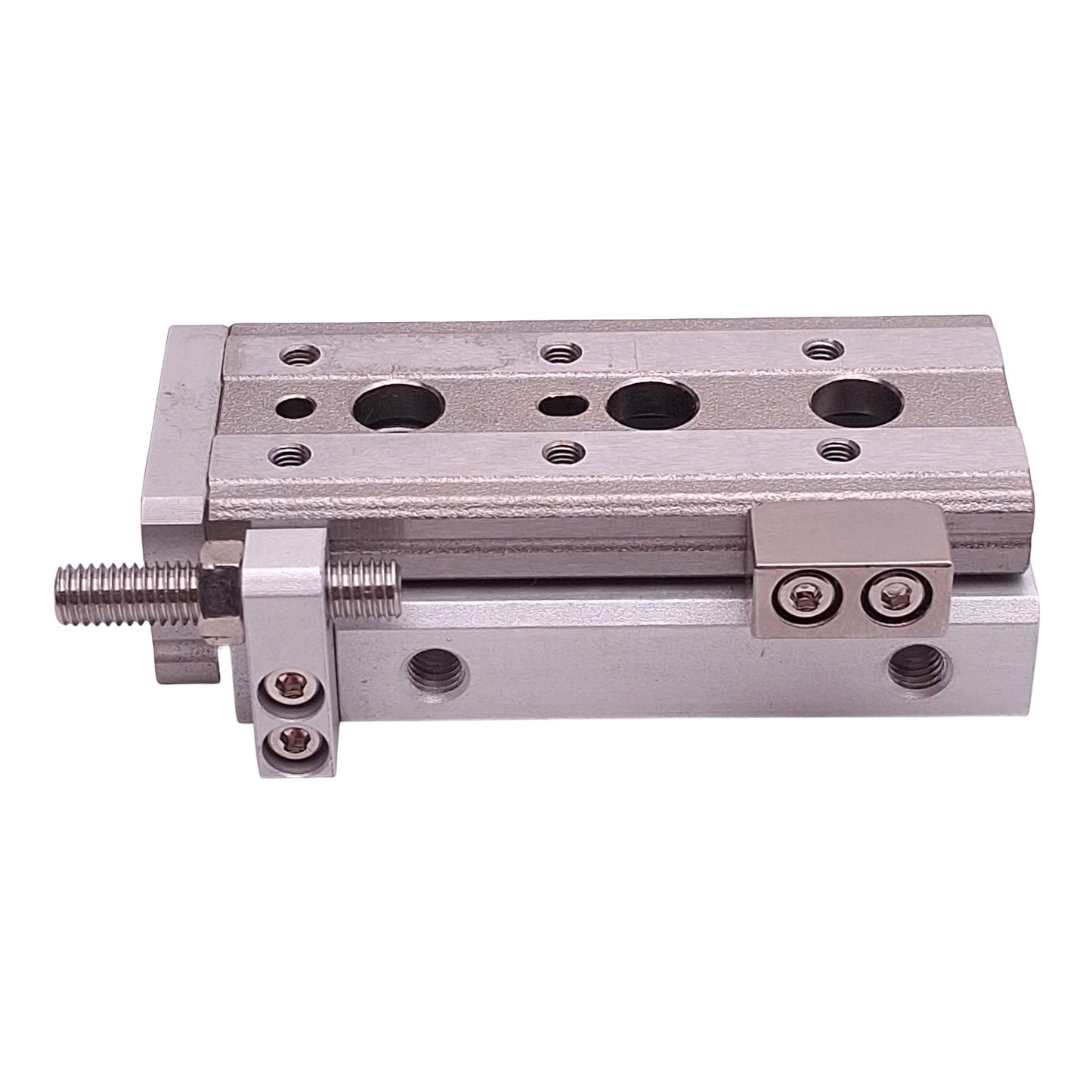 Used SMC MXQ6L-30C-X11 Pneumatic Slide Table, ø6mm Bore, 30mm Stroke, 0.15-0.7MPa, M5