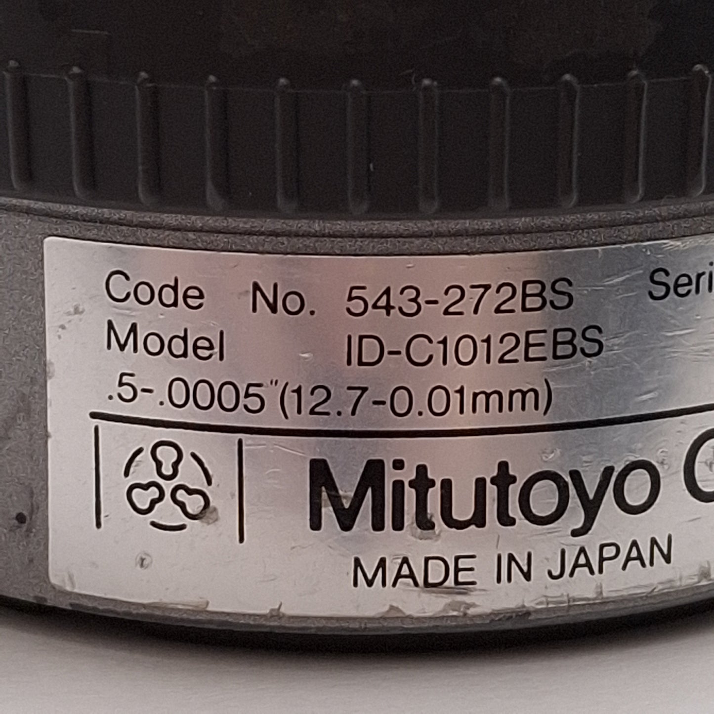 Used Mitutoyo 543-272BS Absolute IDC Digital Indicator, 0.5" Range, *For Parts*