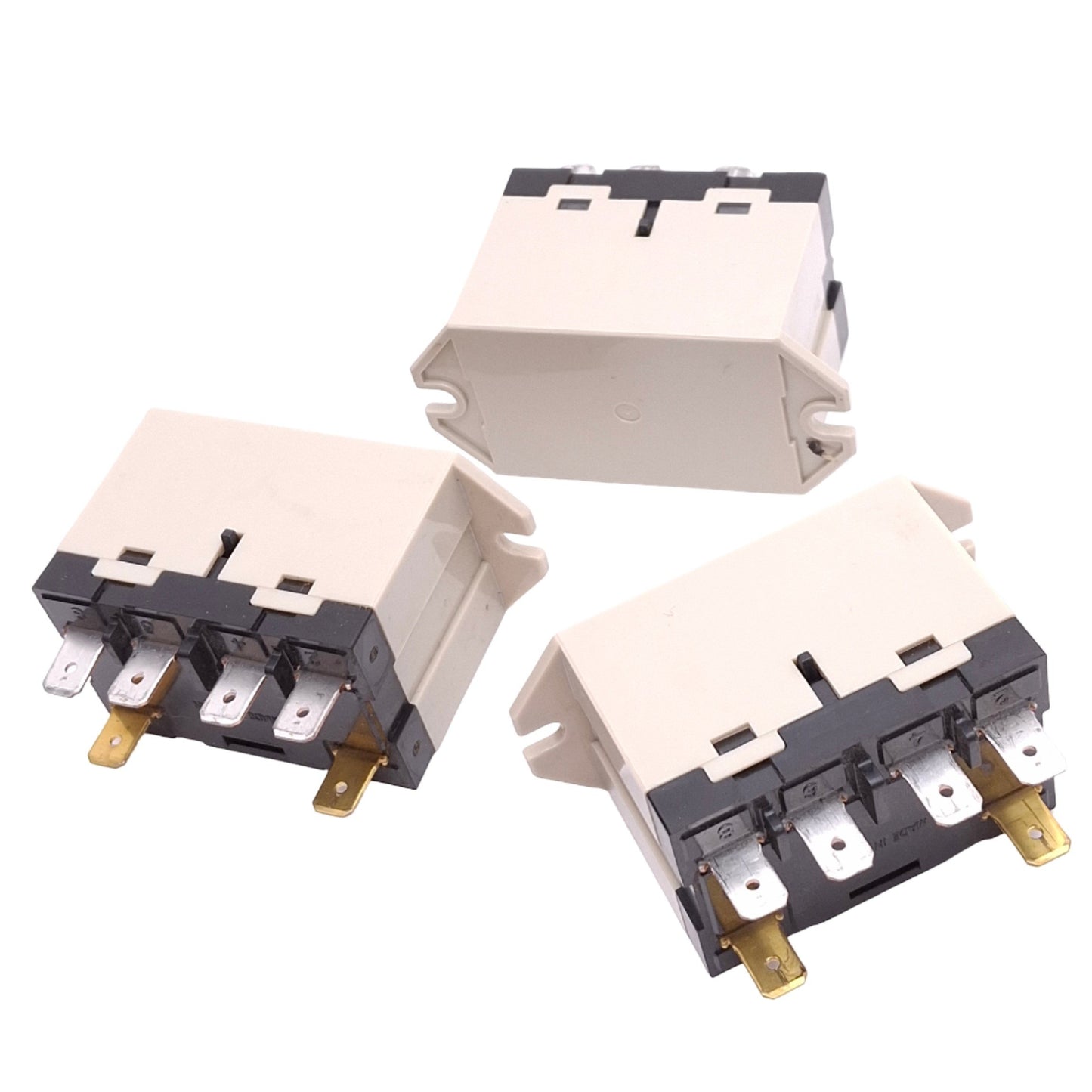 Used Lot of 3 Omron G7L-2A-TUBJ-CB-DC24 Relays, DPST-NO, 6-Pin, 25A Max, 24VDC Coil
