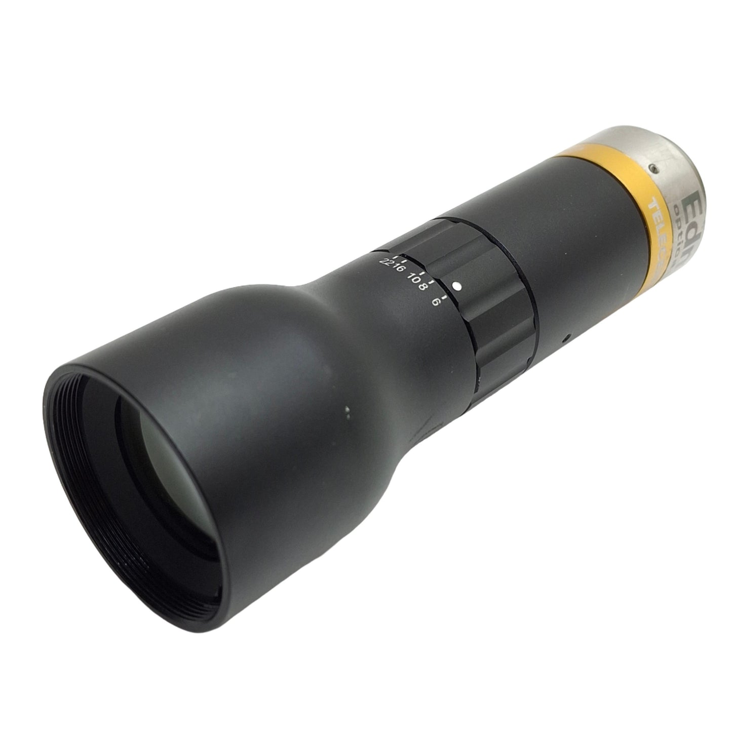 Used Edmund Optics 58-430 1.0X SilverTL Telecentric Lens, WD=83mm, F6-F22, 117mm L