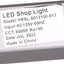 Used YRSL-5012150-013 LED Shop Light 120VAC Input, 5000k Color, 48in Length