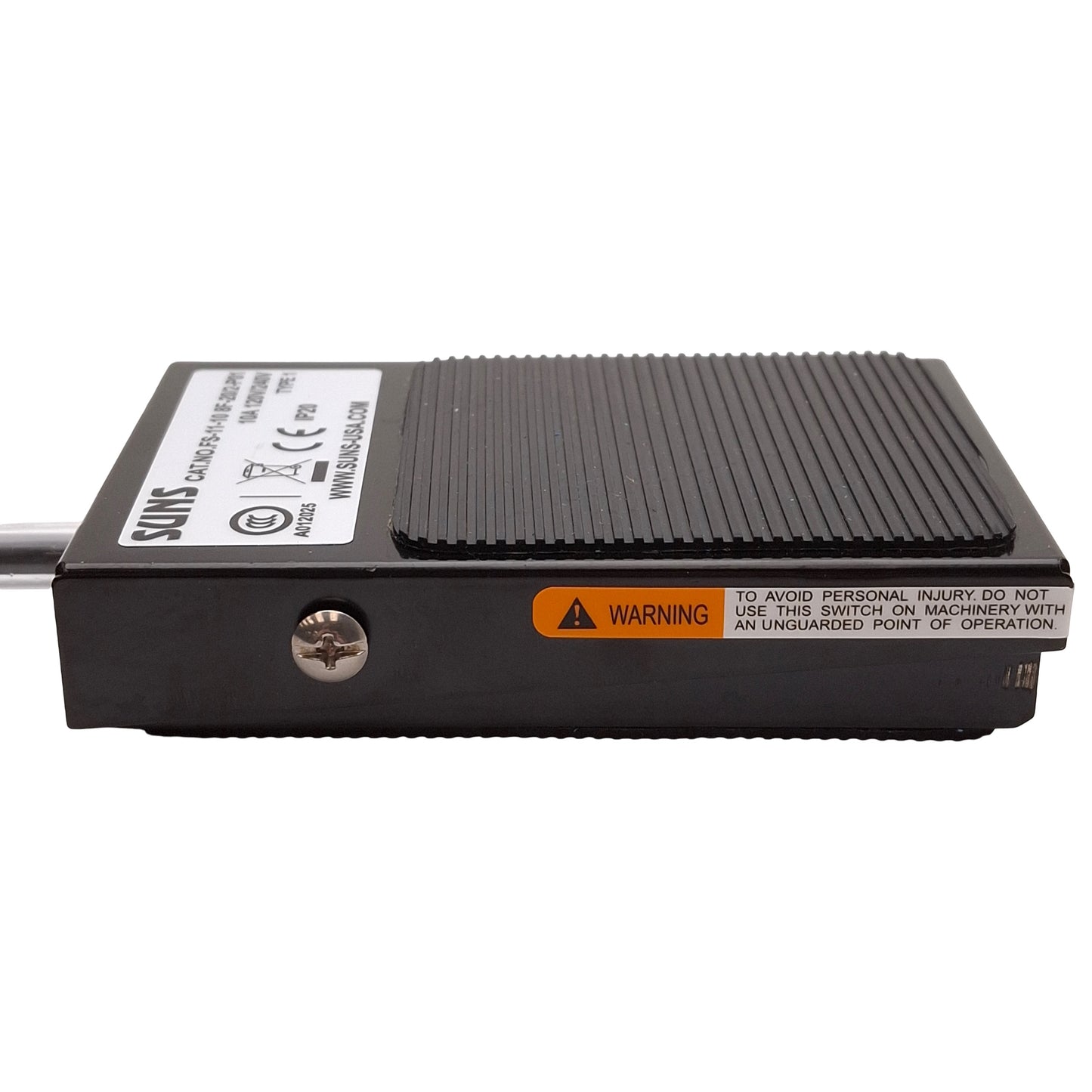 New – Open box Suns FS-11-10 8F-20/2-P01 Momentary Foot Switch, SPST-NO, 10A 120/240VAC, 8ft