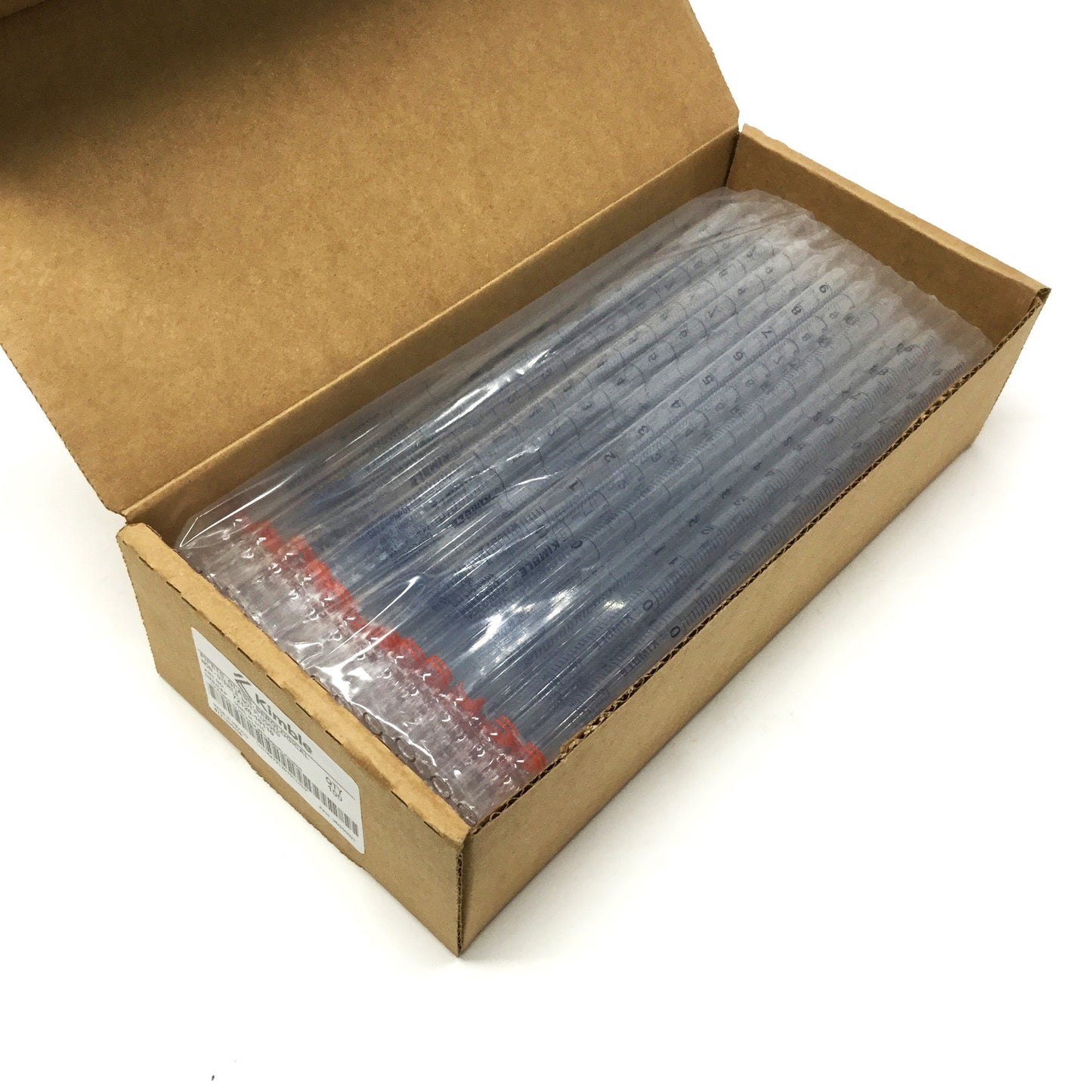 New Lot of 100 Kimble 72120-10110 Serological Pipettes, Glass, 10mL x 0.1mL Grad