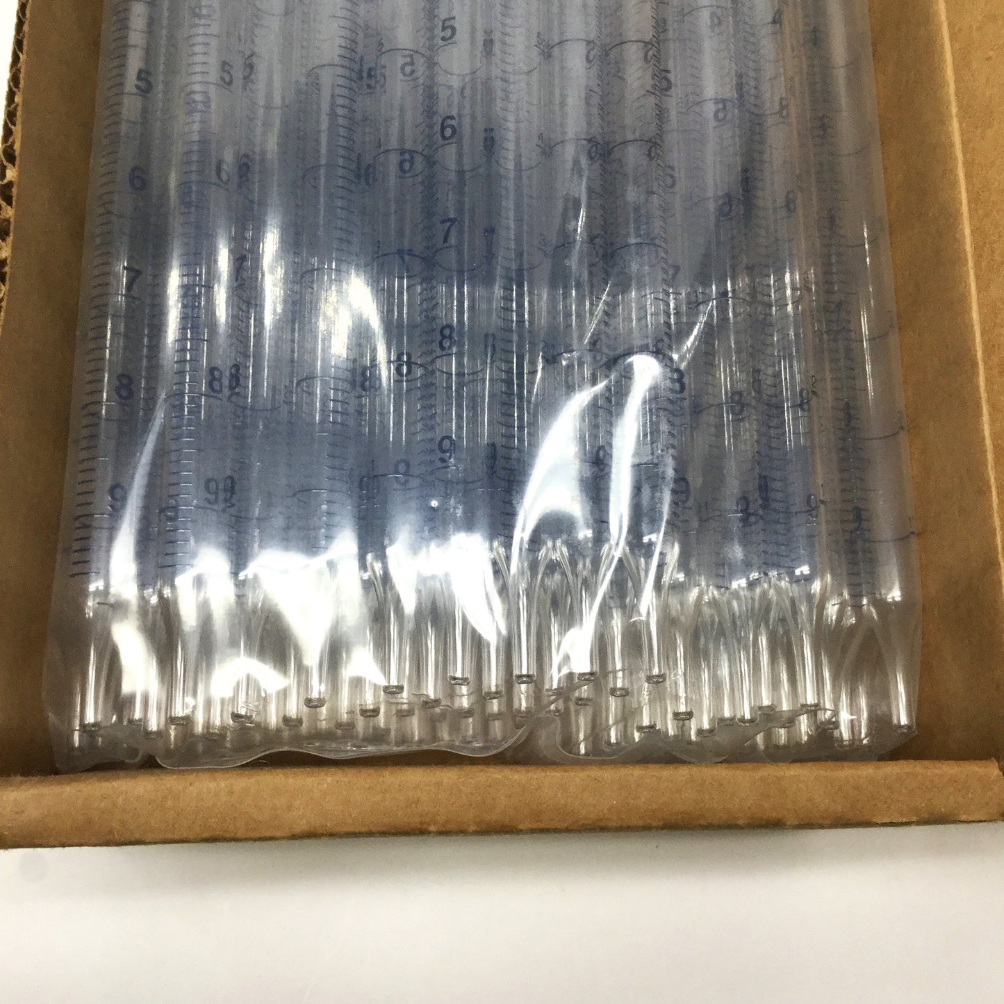New Lot of 100 Kimble 72120-10110 Serological Pipettes, Glass, 10mL x 0.1mL Grad