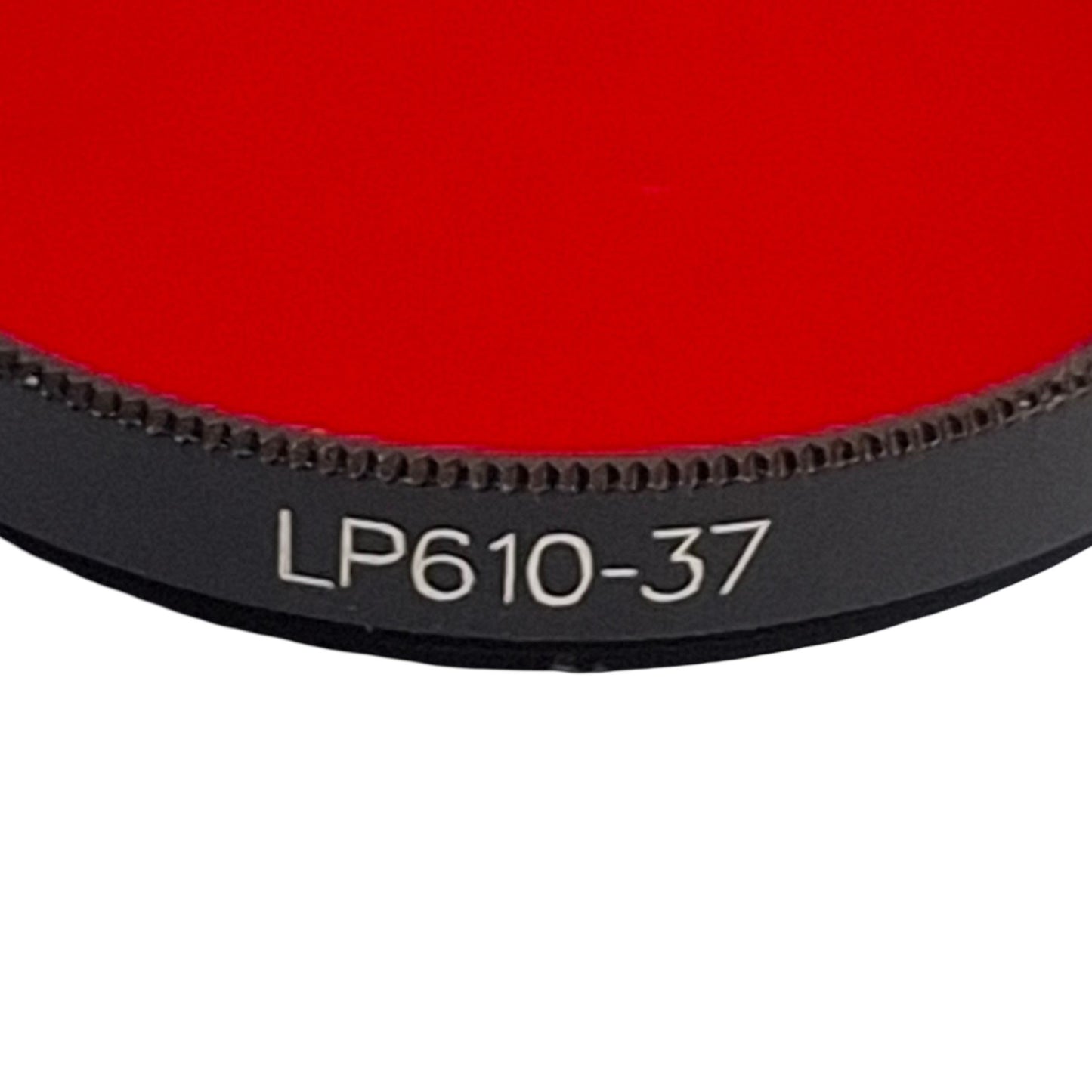 Used Midwest Optical LP610-37 Longpass Filter, 620nm-1100nm, Red, M37 x 0.75