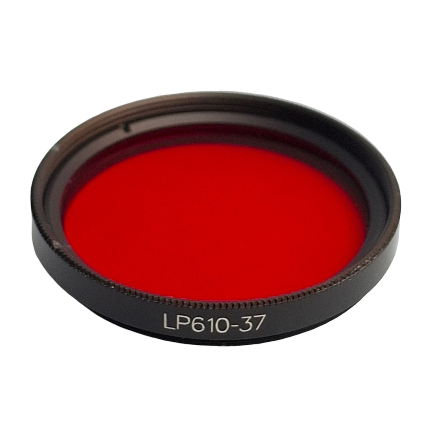 Used Midwest Optical LP610-37 Longpass Filter, 620nm-1100nm, Red, M37 x 0.75