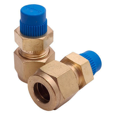 New – Open box Lot of 2 Swagelok B-400-1-2 Brass Tube Fitting, ø1/4in Tube x 1/8in Male NPT