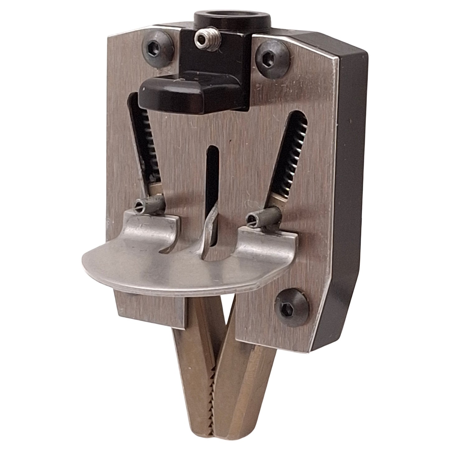 Used Chatillon GF-11 Miniature Wedge Grip, 2mm Sample, 12mm Throat, 500N Capacity