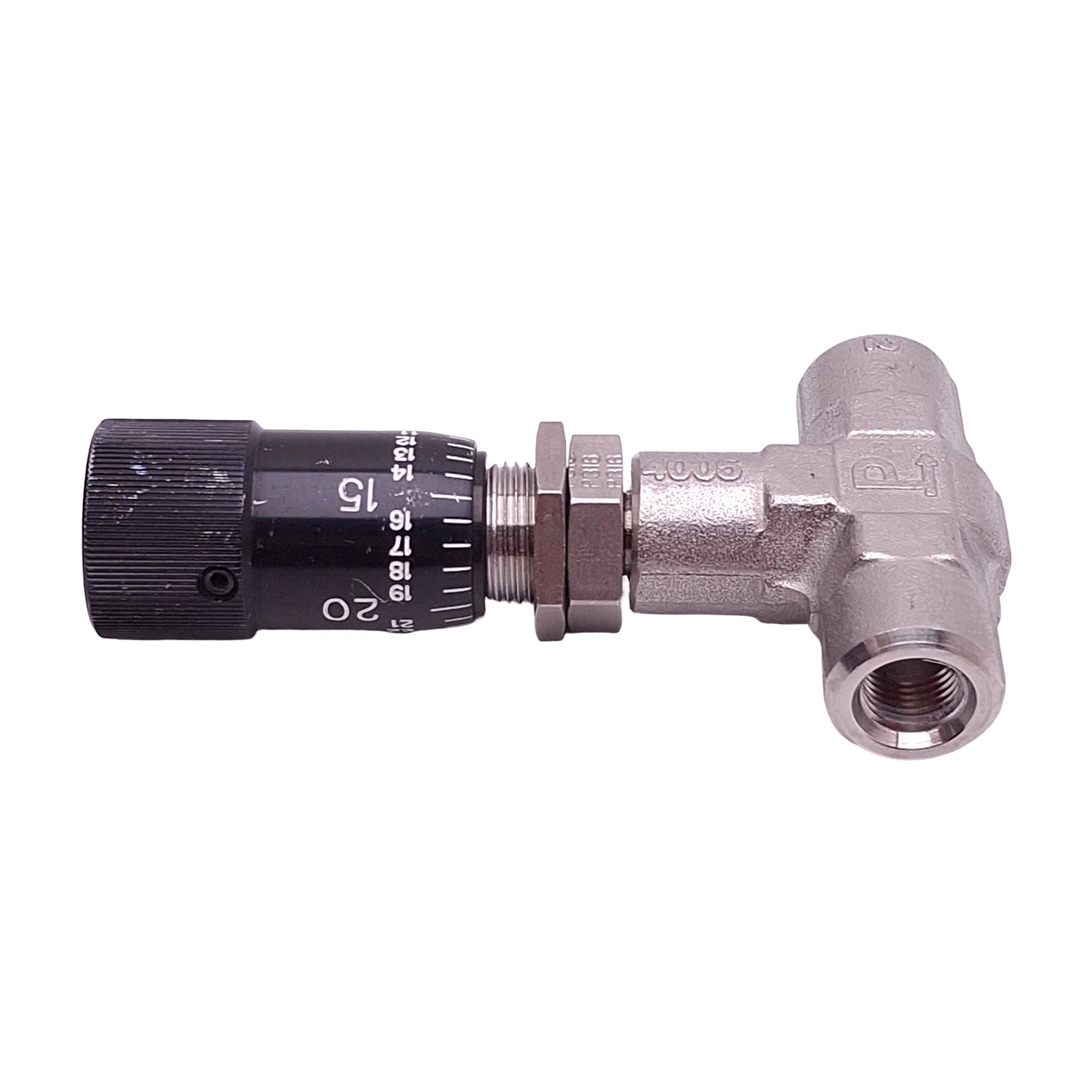 Used Parker 2F-NLL-BN-SS-V Metering Valve, 1000psi Max, 1/8in x 1/8in Female NPT