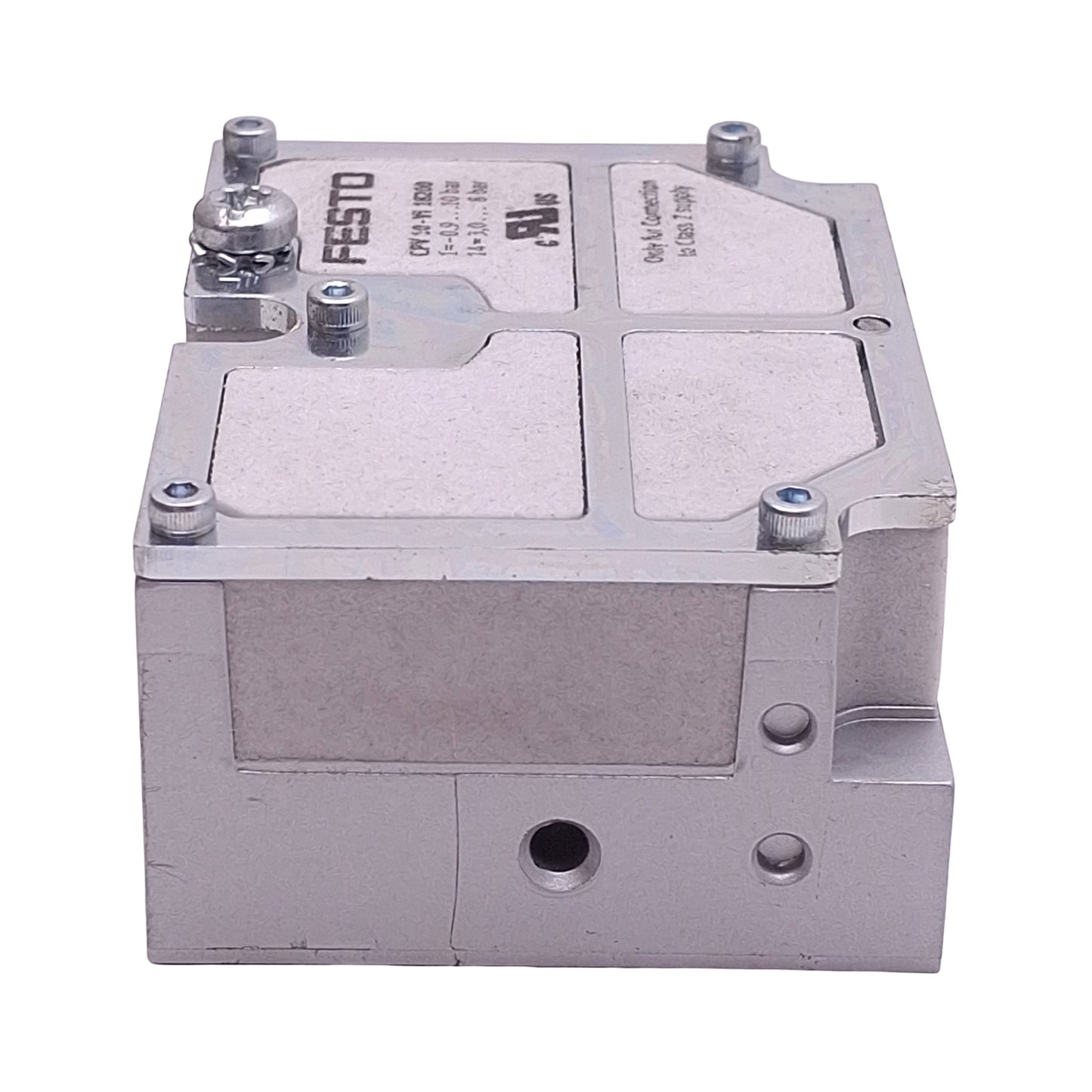 Used Festo CPV10-EPL-PEU 188452 Valve Manifold End Plate Sub-Base, 0-10bar, 6400l/min