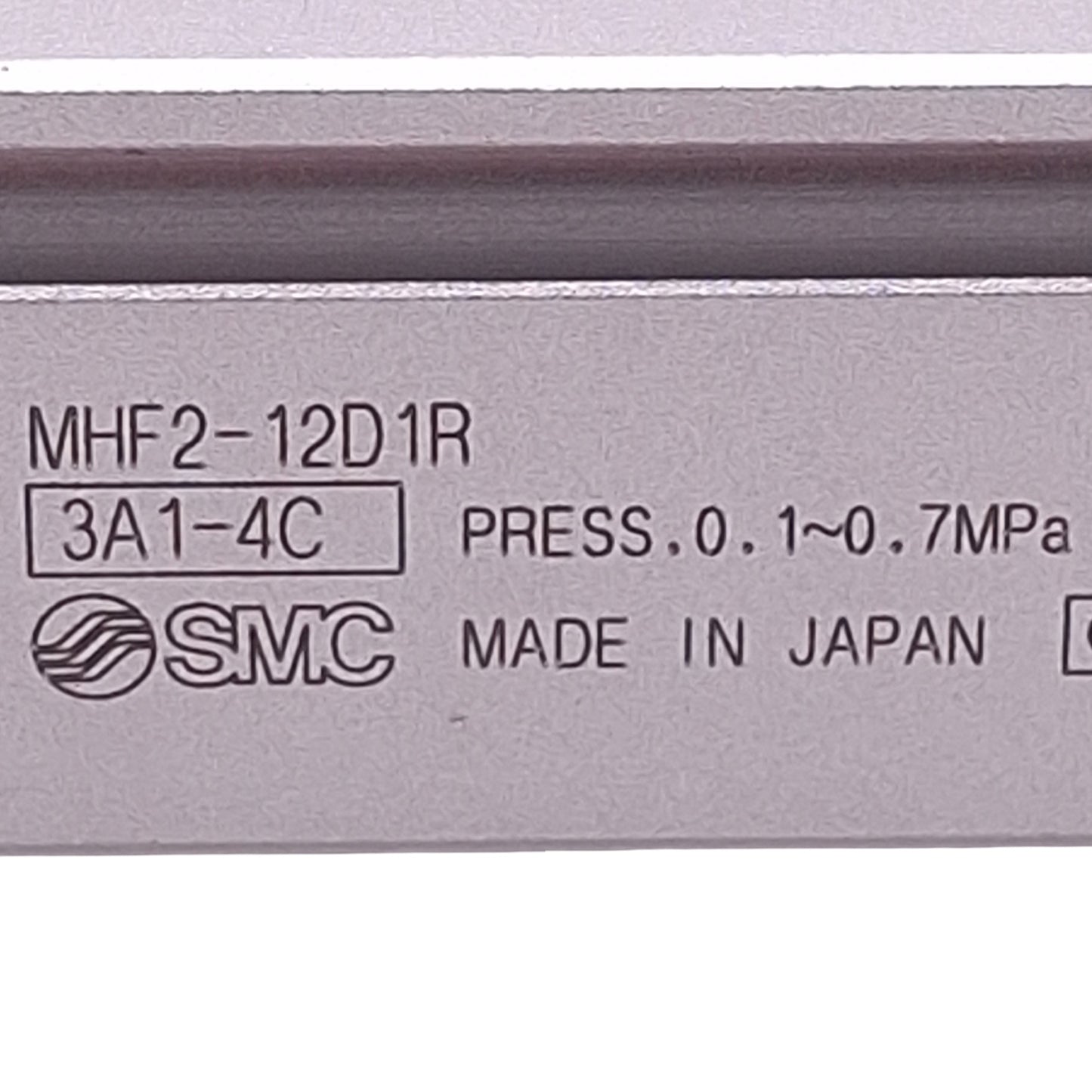 Used SMC MHF2-12D1R Pneumatic Low-Profile Parallel Gripper, ø12mm Bore, 24mm Stroke