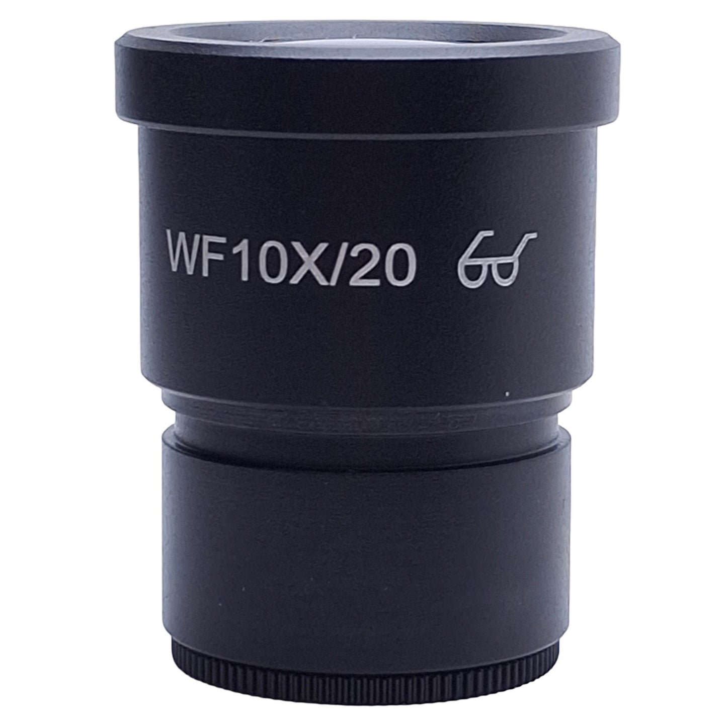 Used Lot of 2 AmScope WF10X/20 Microscope Eyepiece ø30mm Size, 10x Magnification