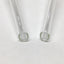 Used Lot of 2 Kimble 28950-100 KIMAX 58° Glass Funnels ⌀100mm ID Top, ⌀9 x 97mm Stem