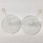 Used Lot of 2 Kimble 28950-100 KIMAX 58° Glass Funnels ⌀100mm ID Top, ⌀9 x 97mm Stem