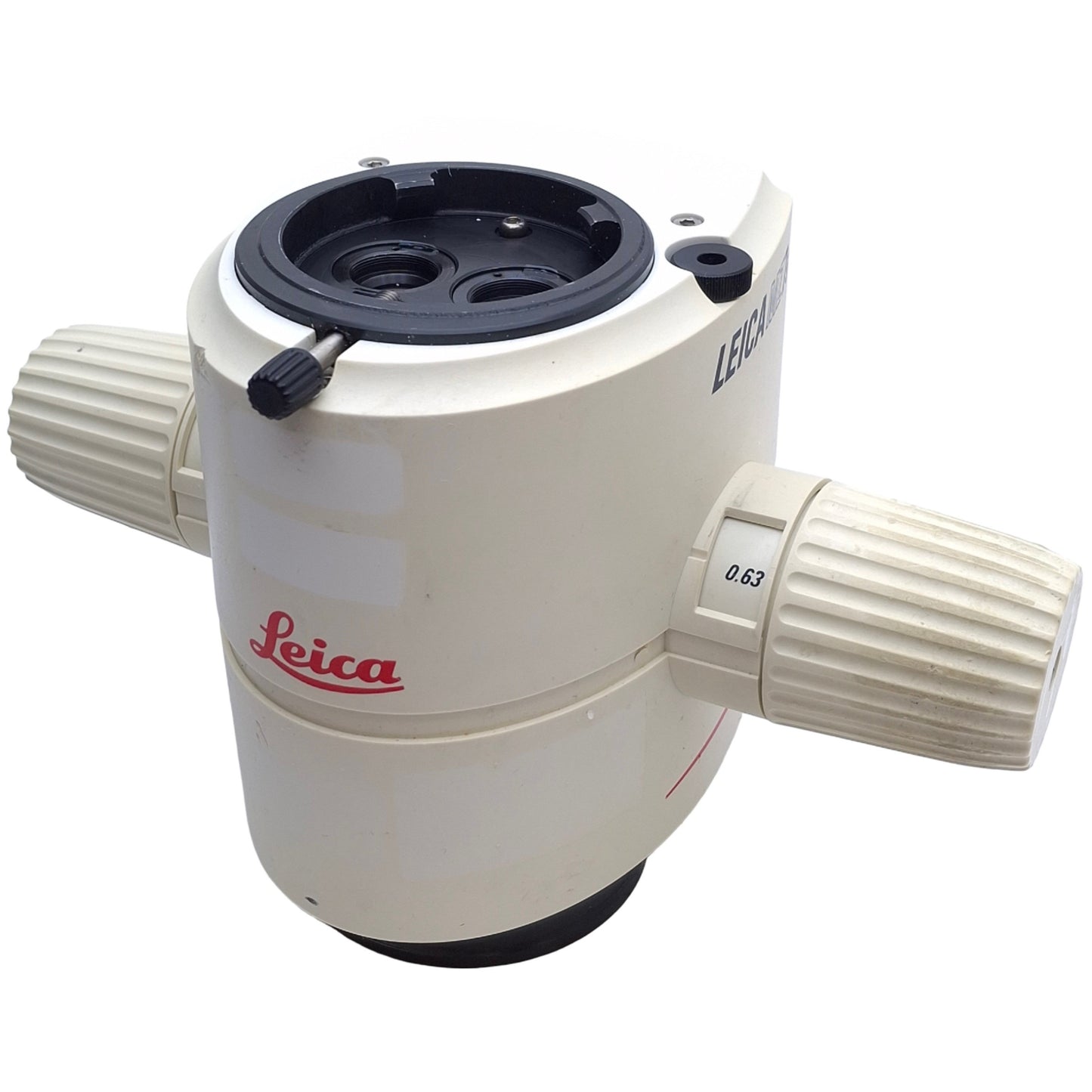 Used Leica 10446371 MZ7.5 Stereo Microscope Body Optics Carrier 0.63x to 5x Zoom